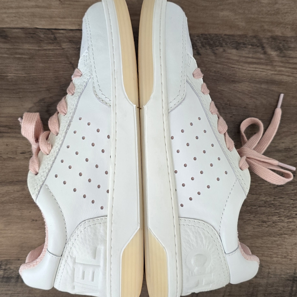 CHANEL White and Pink Women's Sneakers - Picture 9 of 10